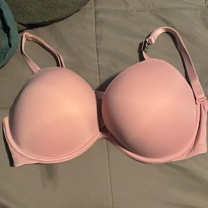 Pink push up bra